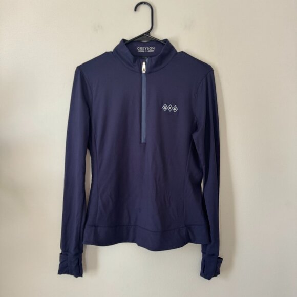 Greyson Quarter Zip Sporting Kansas City Soccer Long Sleeve - Picture 1 of 8